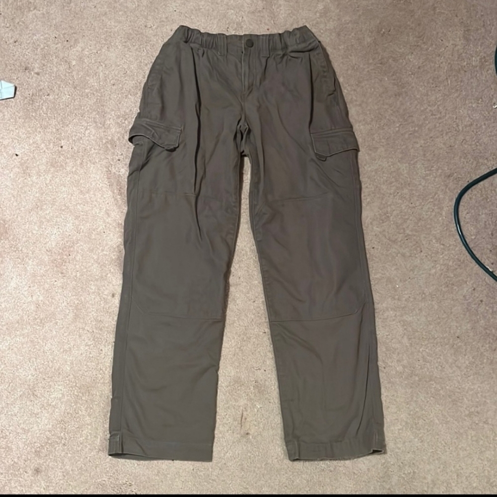 Lands End, kids XL, green cargo pants